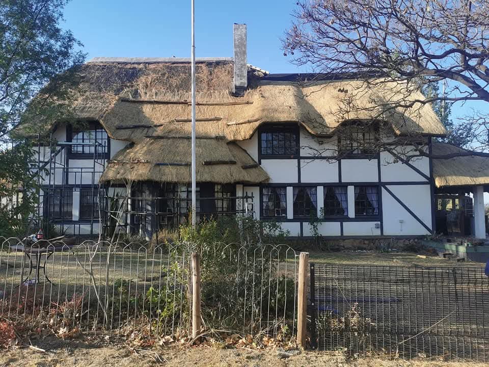Fire protection for thatched roofs