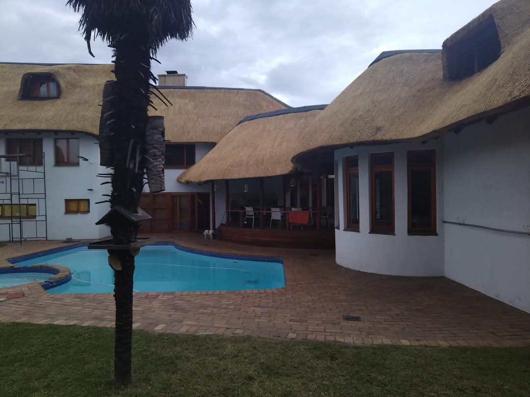 Residential thatch roof project